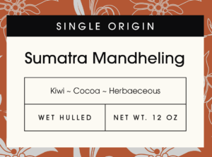 Sumatra coffee